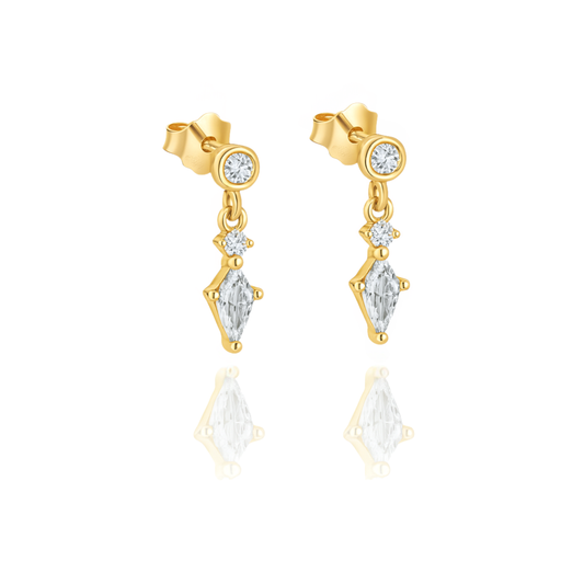 Lumiére Drop Stud Earrings