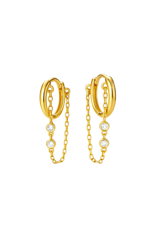 Lumi Chain Spark Earrings