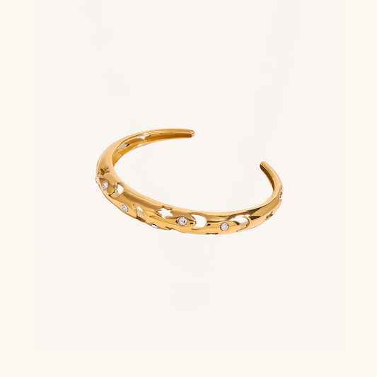 Stars and Moon cutout