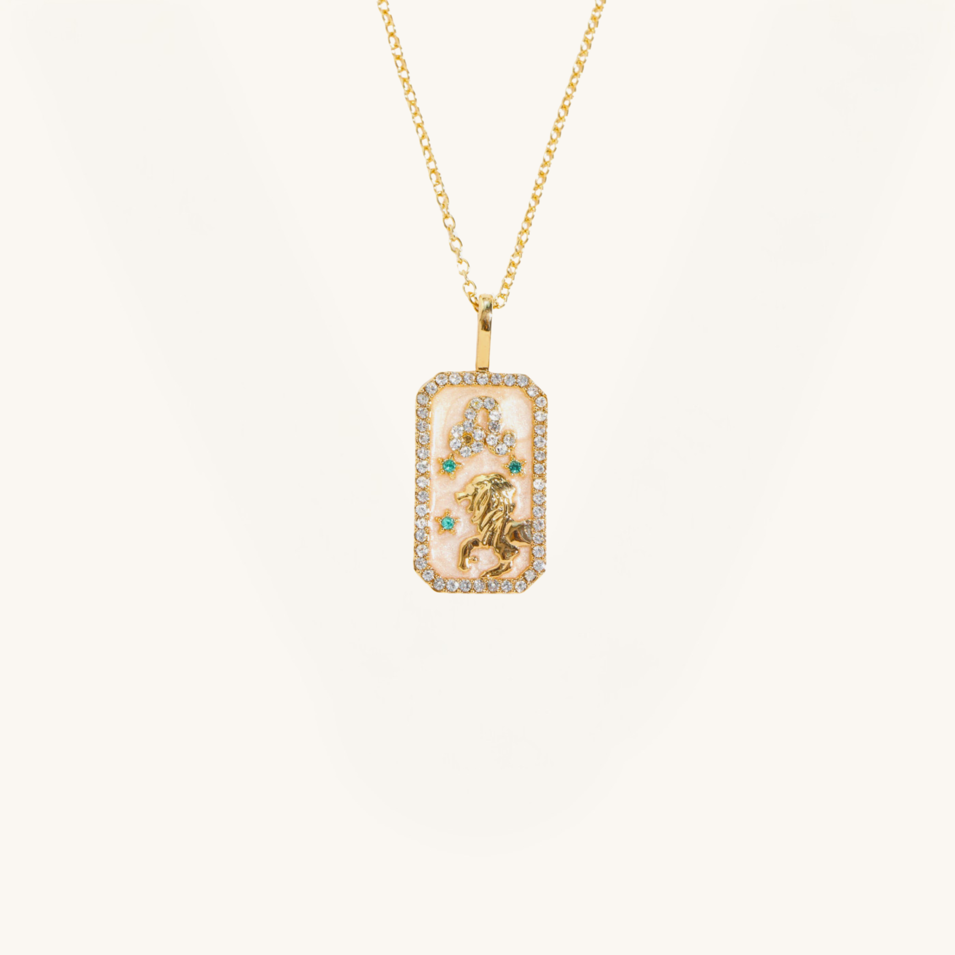 Rhinestone Constellation Pendant Copper Necklace