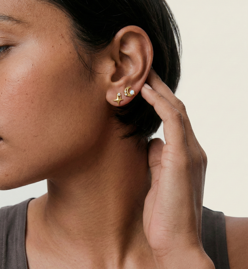 Celestial Trio Stud Collection