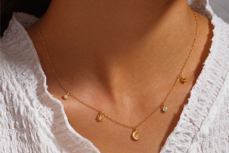 Luna Stardrop Necklace