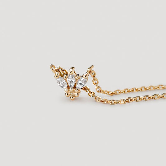 Honeylite Marquise Bee Necklace