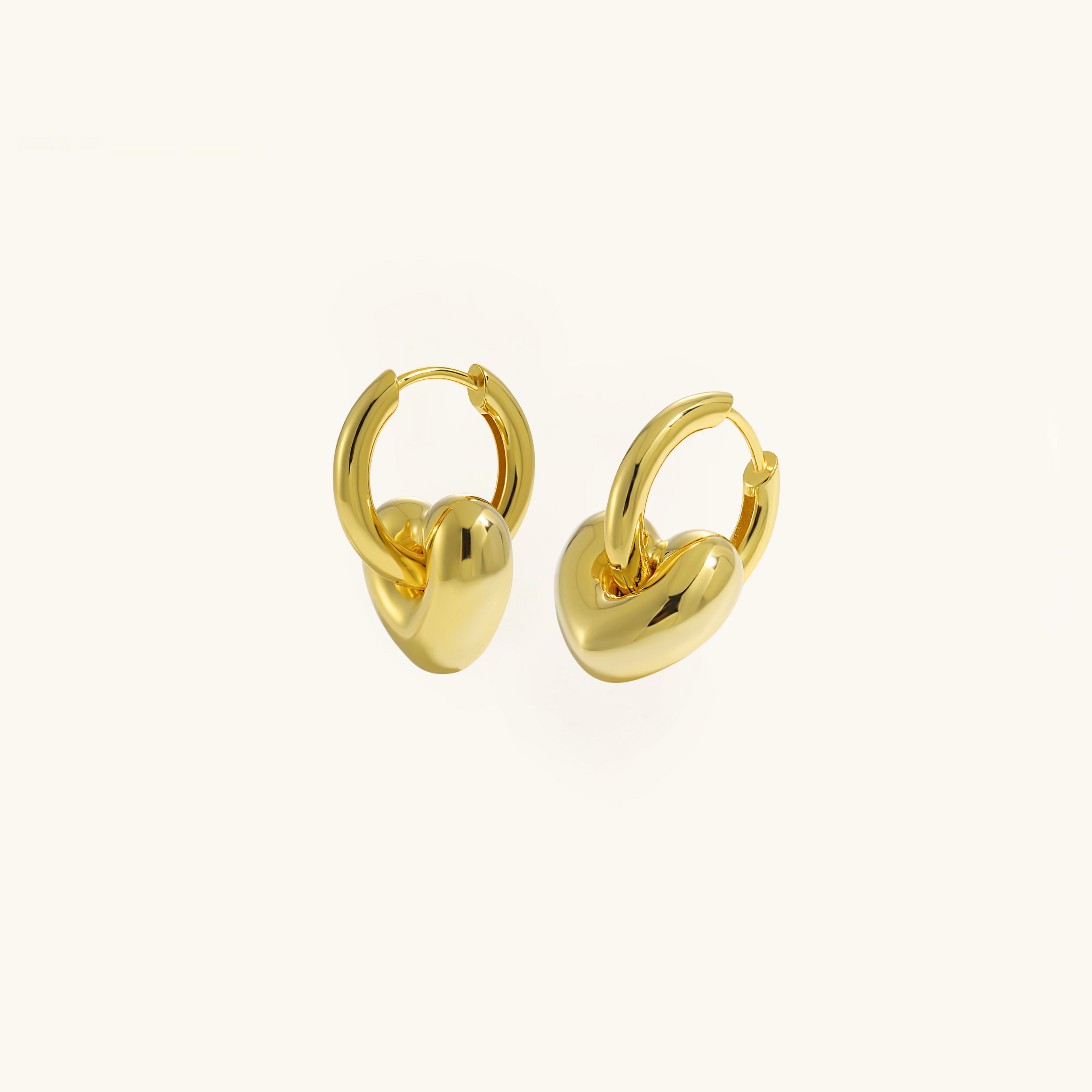 Hollow Love Heart Earrings