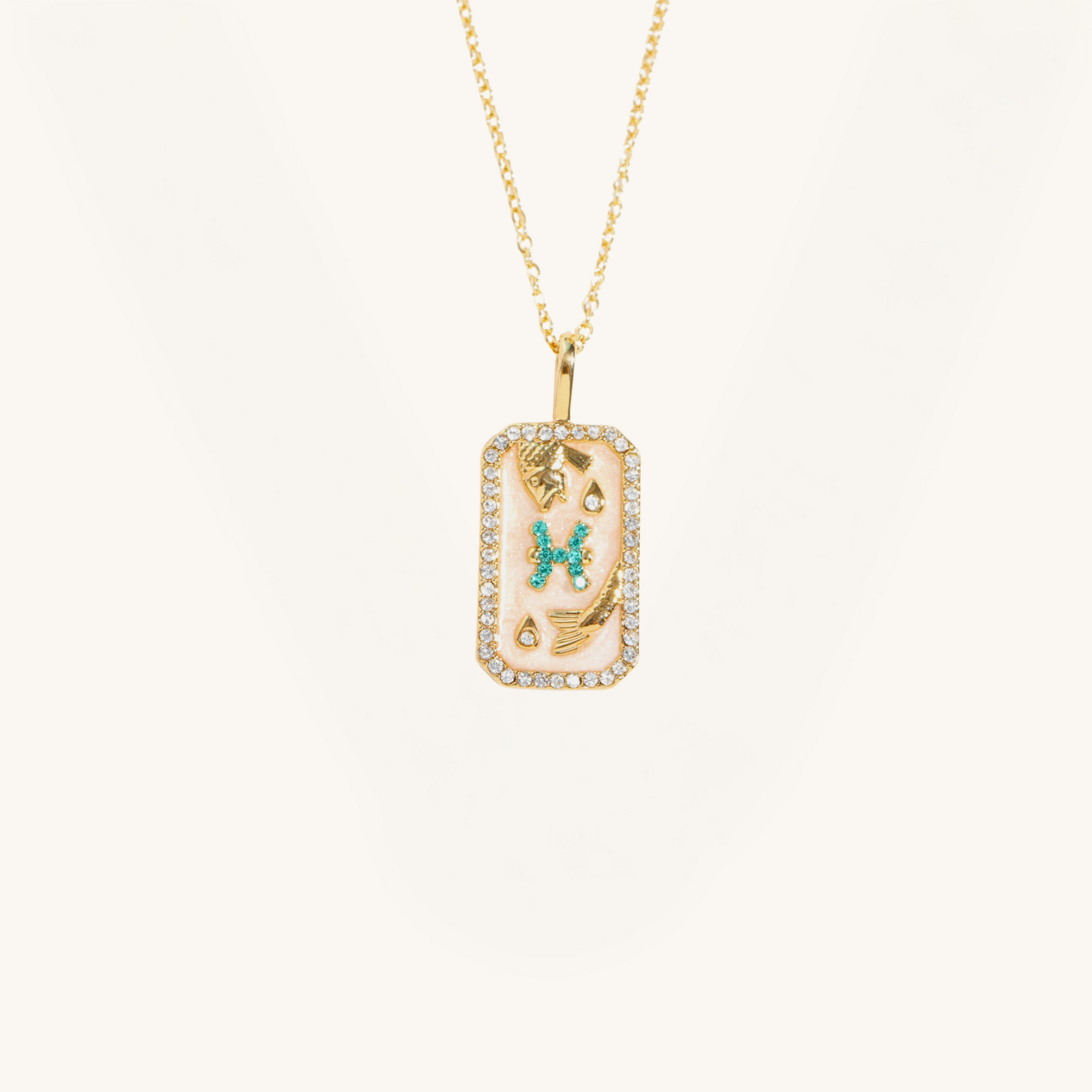 Rhinestone Constellation Pendant Copper Necklace