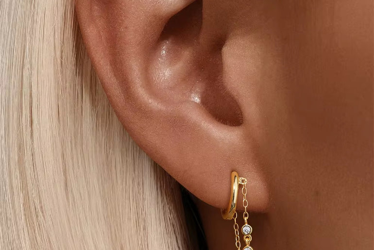 Lumi Chain Spark Earrings
