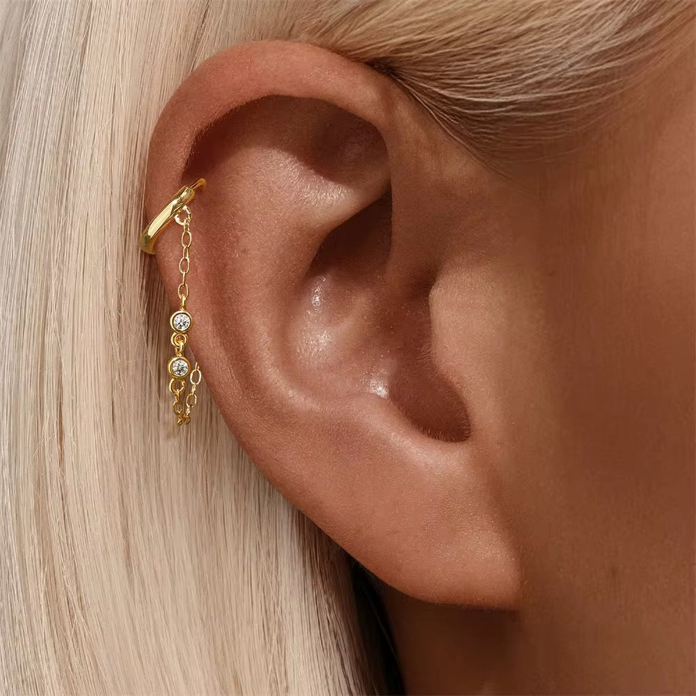 Lumi Chain Spark Earrings