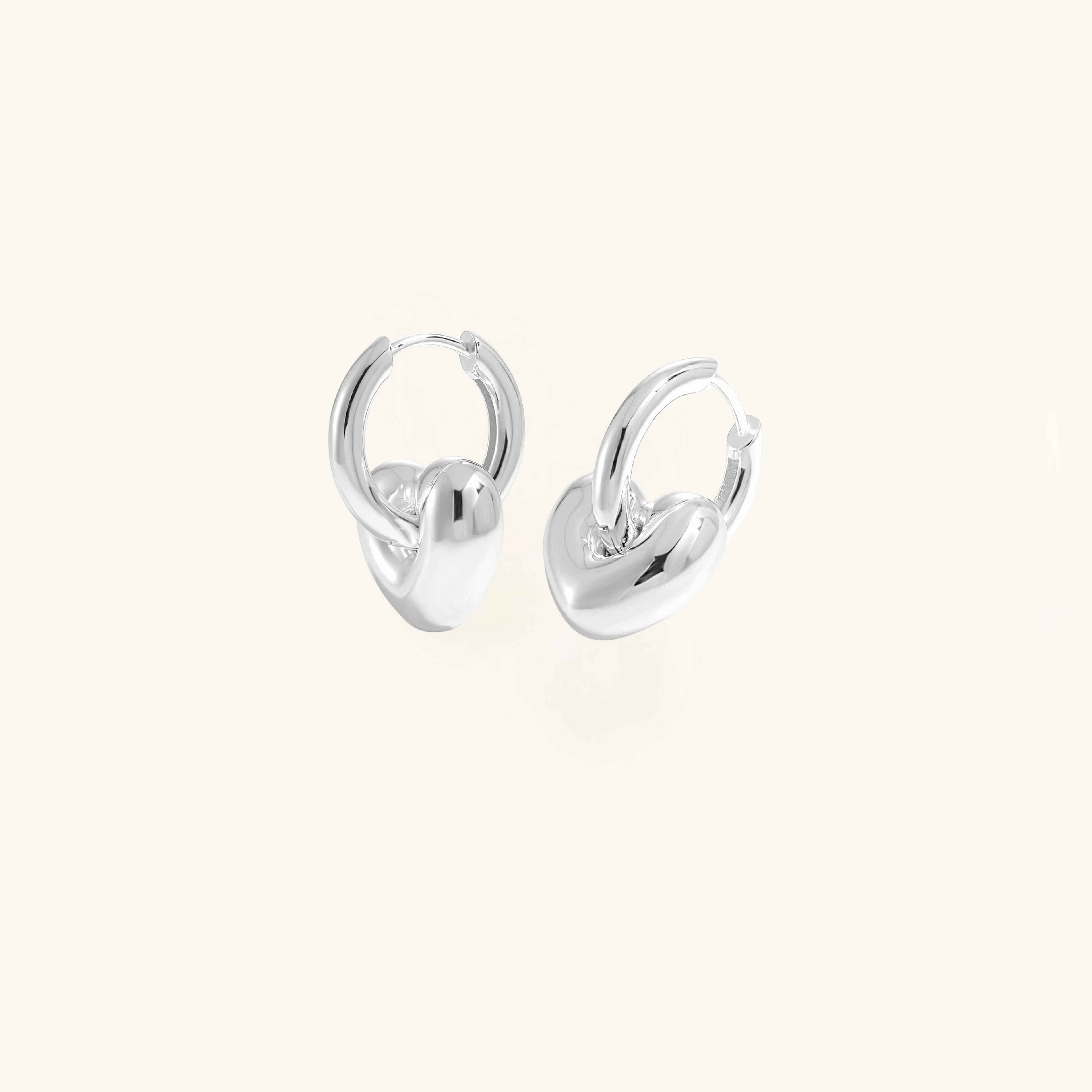 Hollow Love Heart Earrings