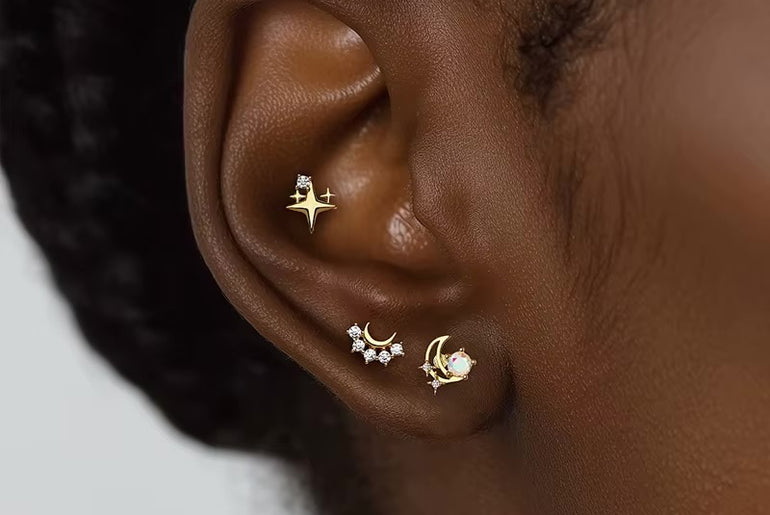 Celestial Trio Stud Collection