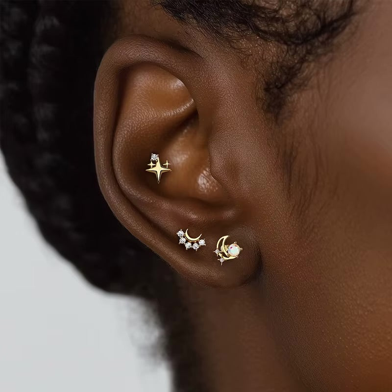 Celestial Trio Stud Collection