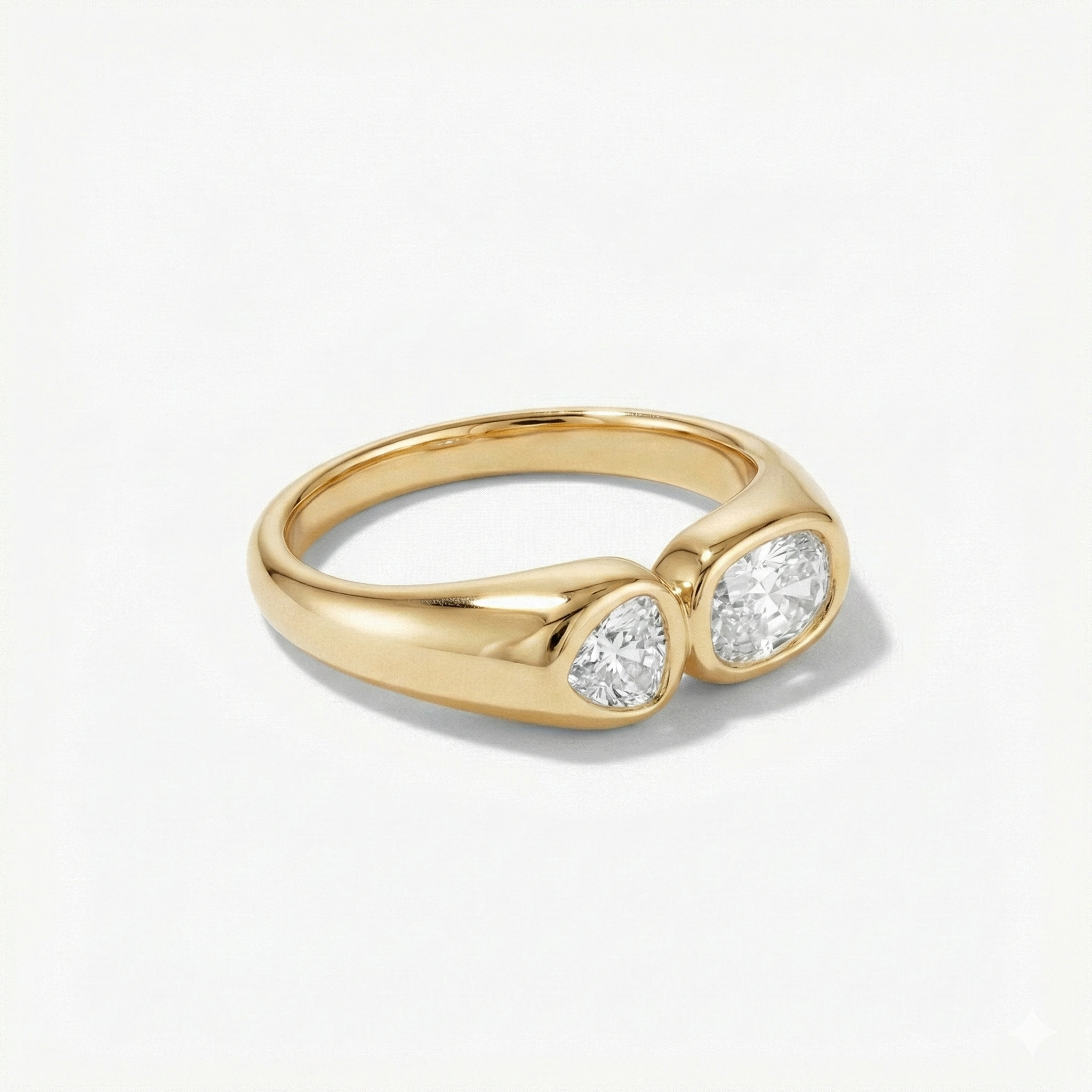 Dual Aura Zirconia Ring