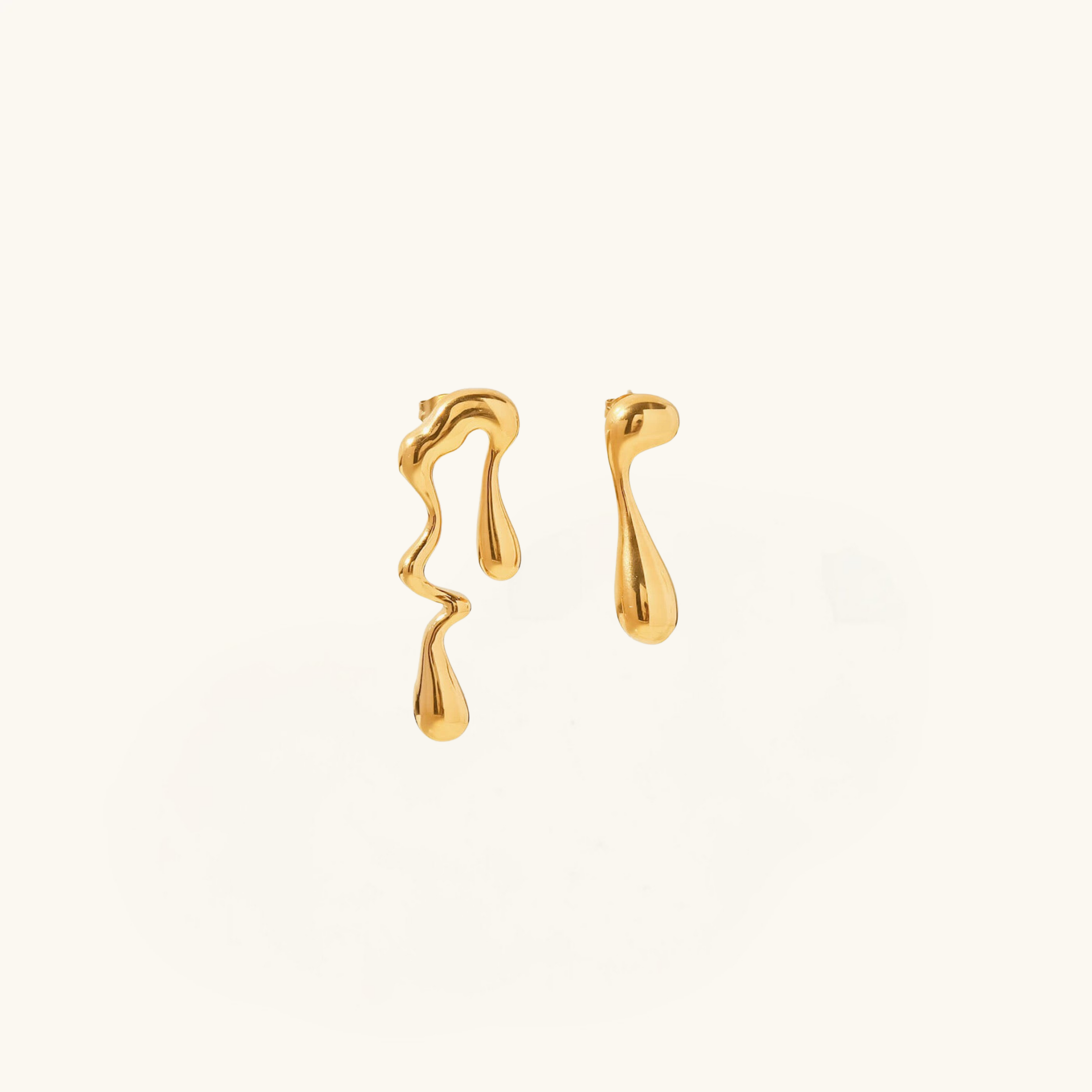 Wavy Tears Earrings
