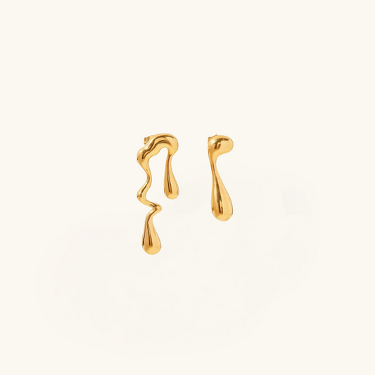 Wavy Tears Earrings