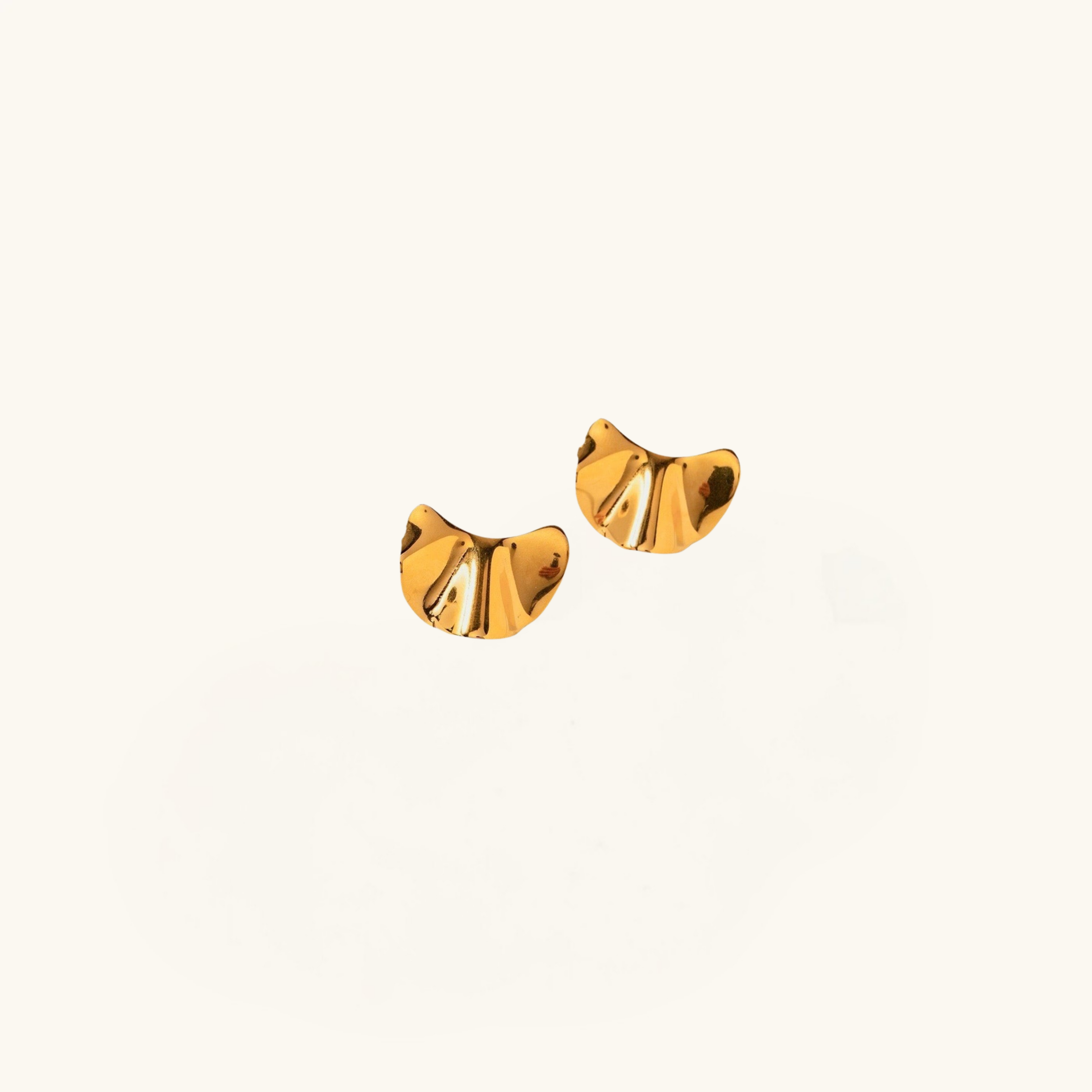 Irregular 18K Gold-Plated Earrings