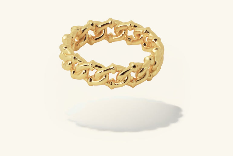 Hollow chain ring