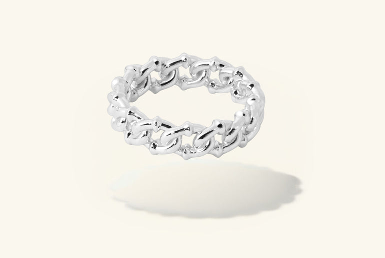 Hollow chain ring