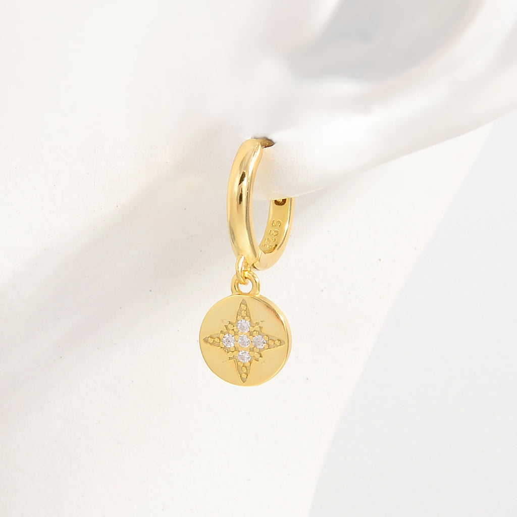 Engraved sparkling star