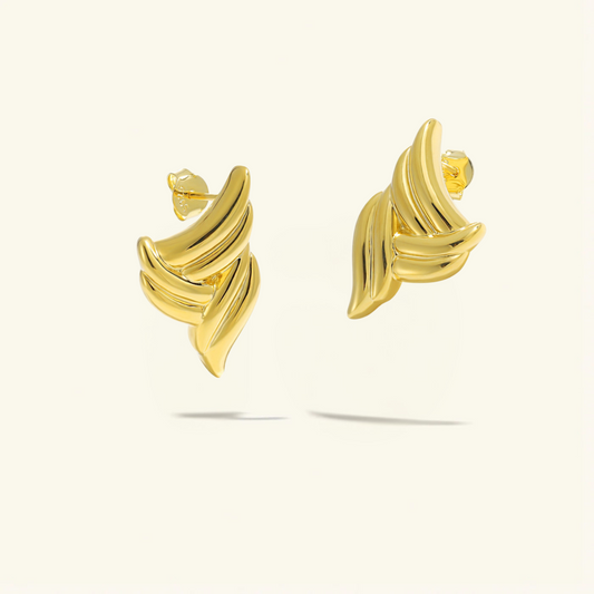 Golden Vine Studs