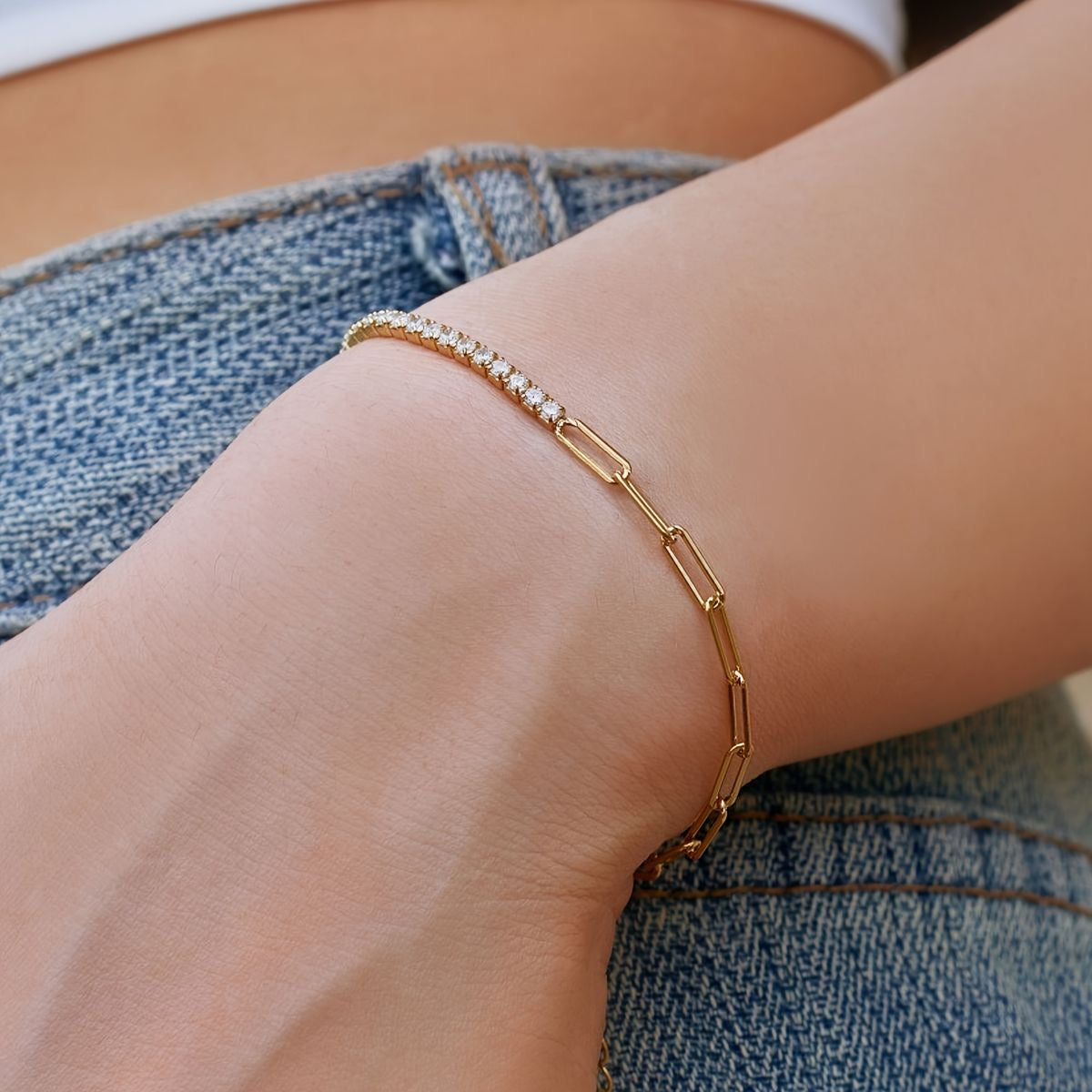 Lumière Half-Tennis Bracelet