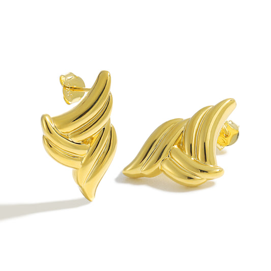 Golden Vine Studs