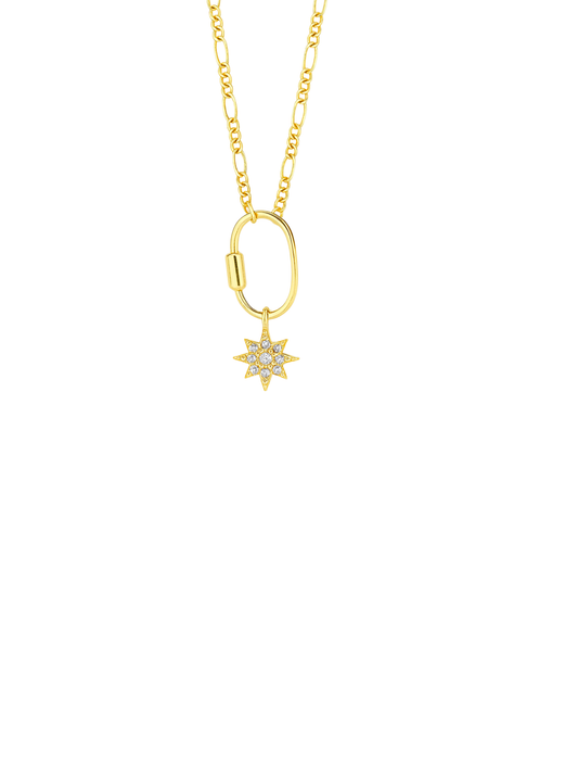 Celeste Sparkling Star Drop Necklace