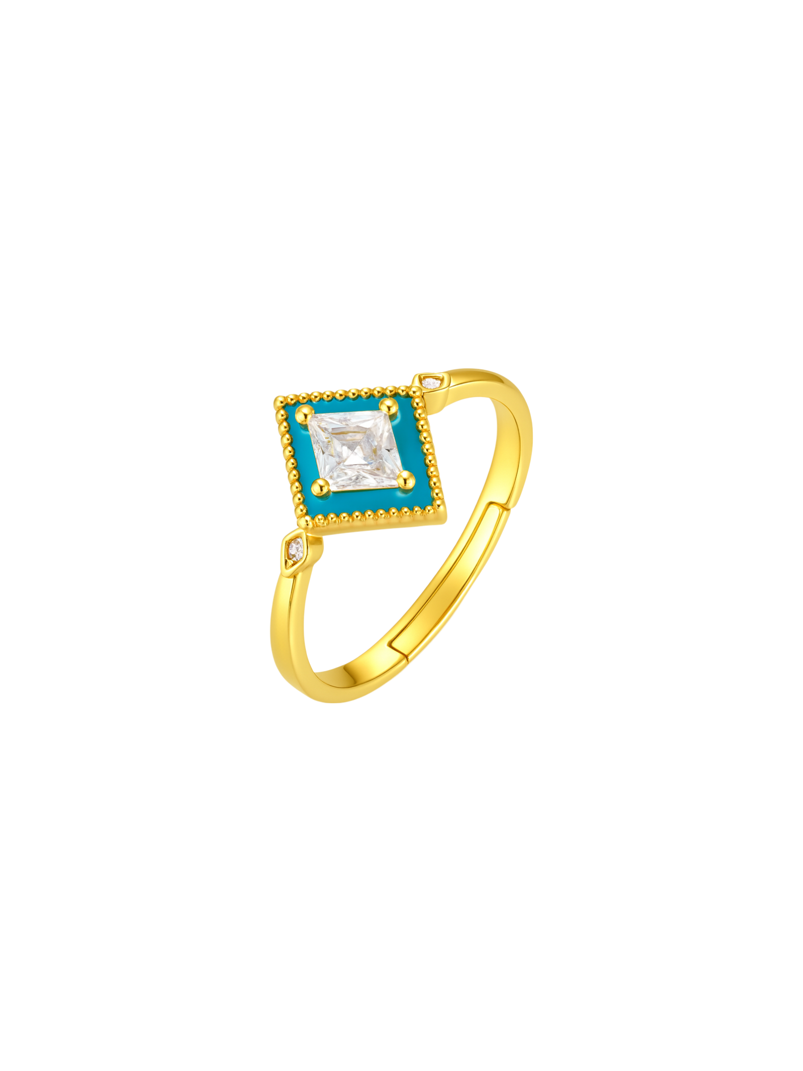 Aura Enamel Gem Ring