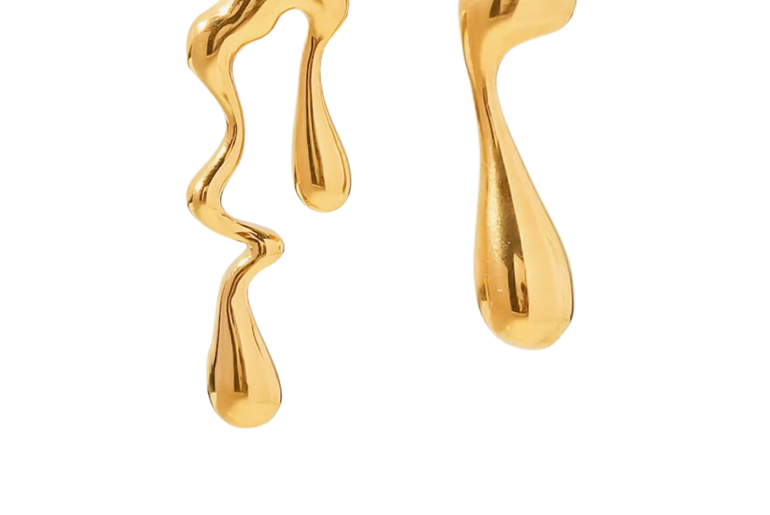 Wavy Tears Earrings