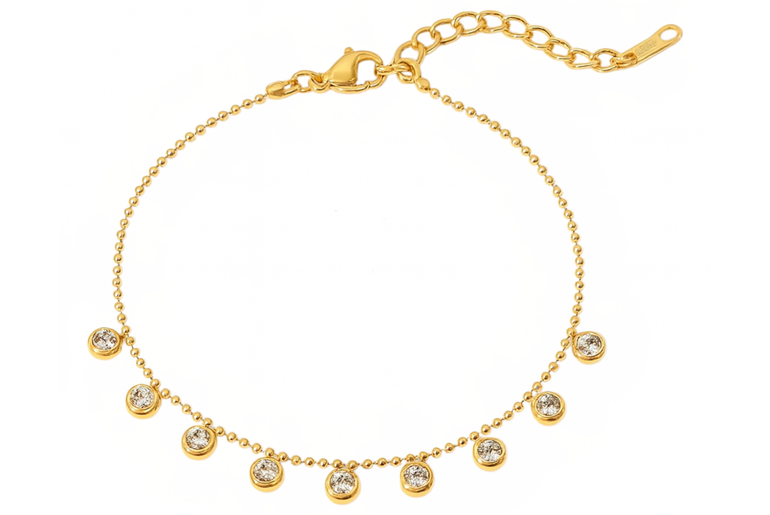 Aurelia Dangle Zircon Bracelet