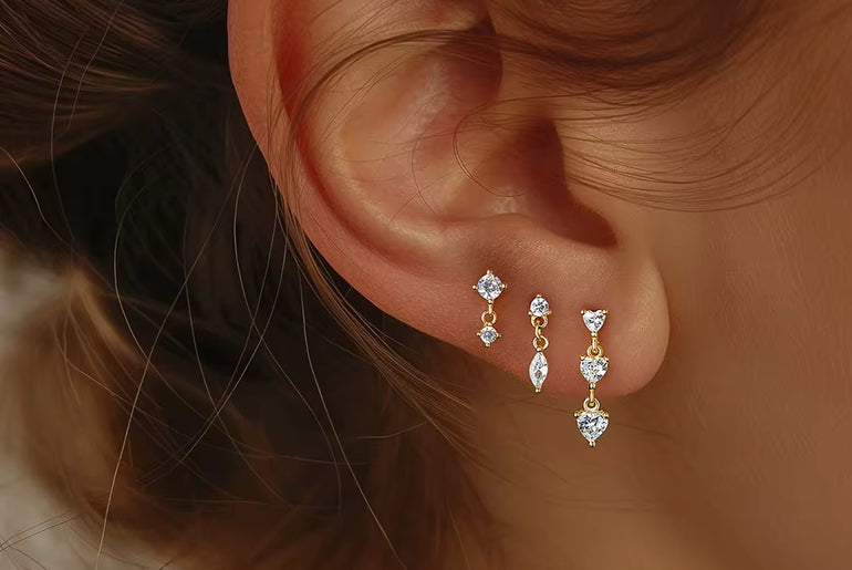 Radiant Drop Studs Collection