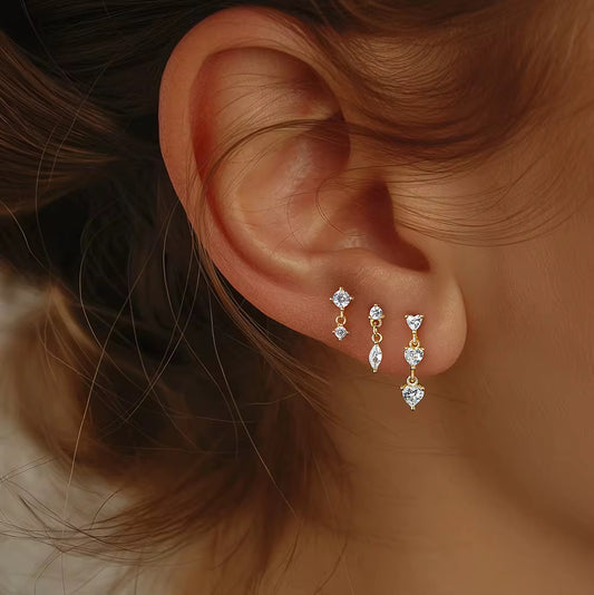 Radiant Drop Studs Collection