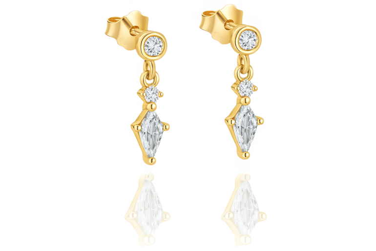Lumiére Drop Stud Earrings