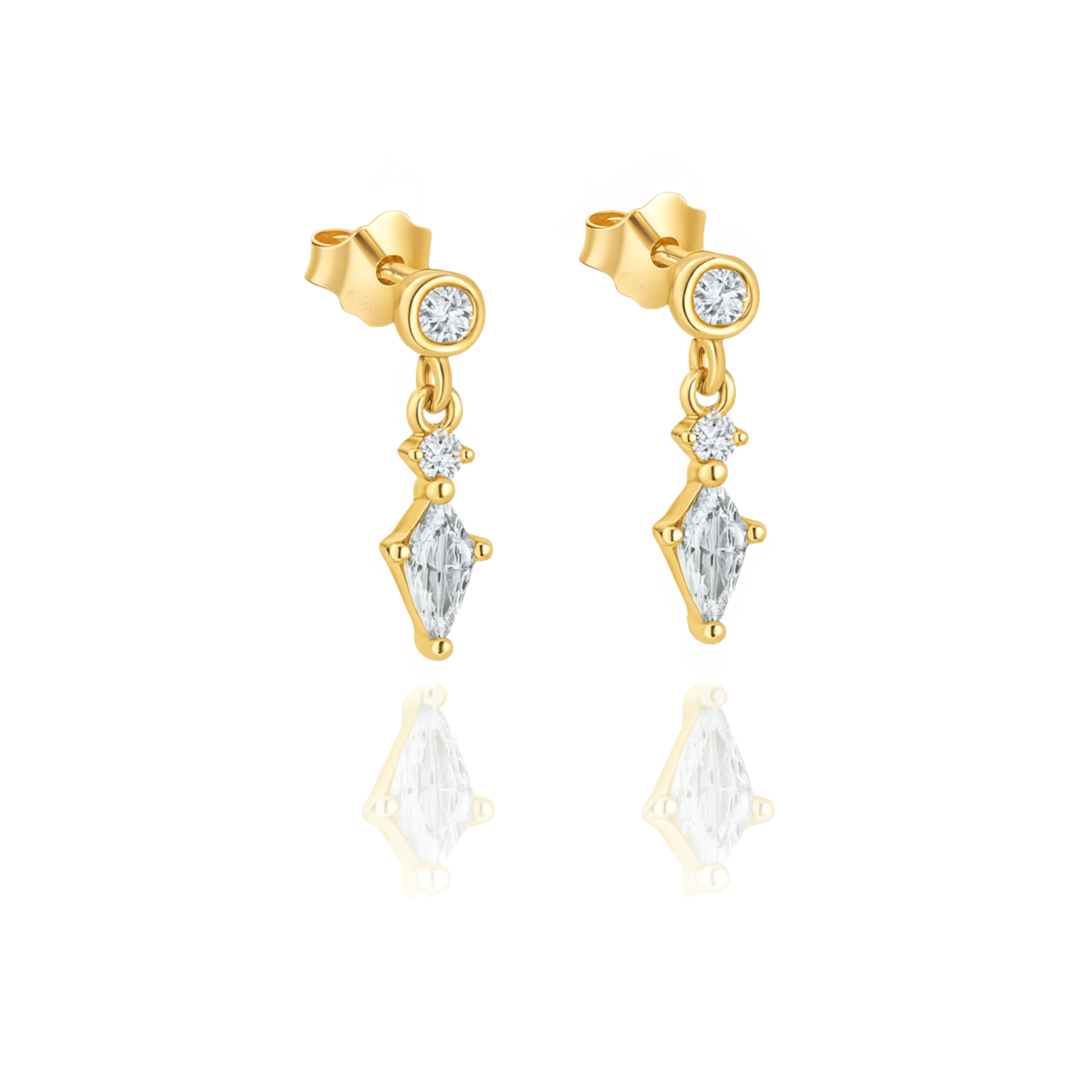 Lumiére Drop Stud Earrings