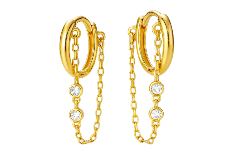 Lumi Chain Spark Earrings