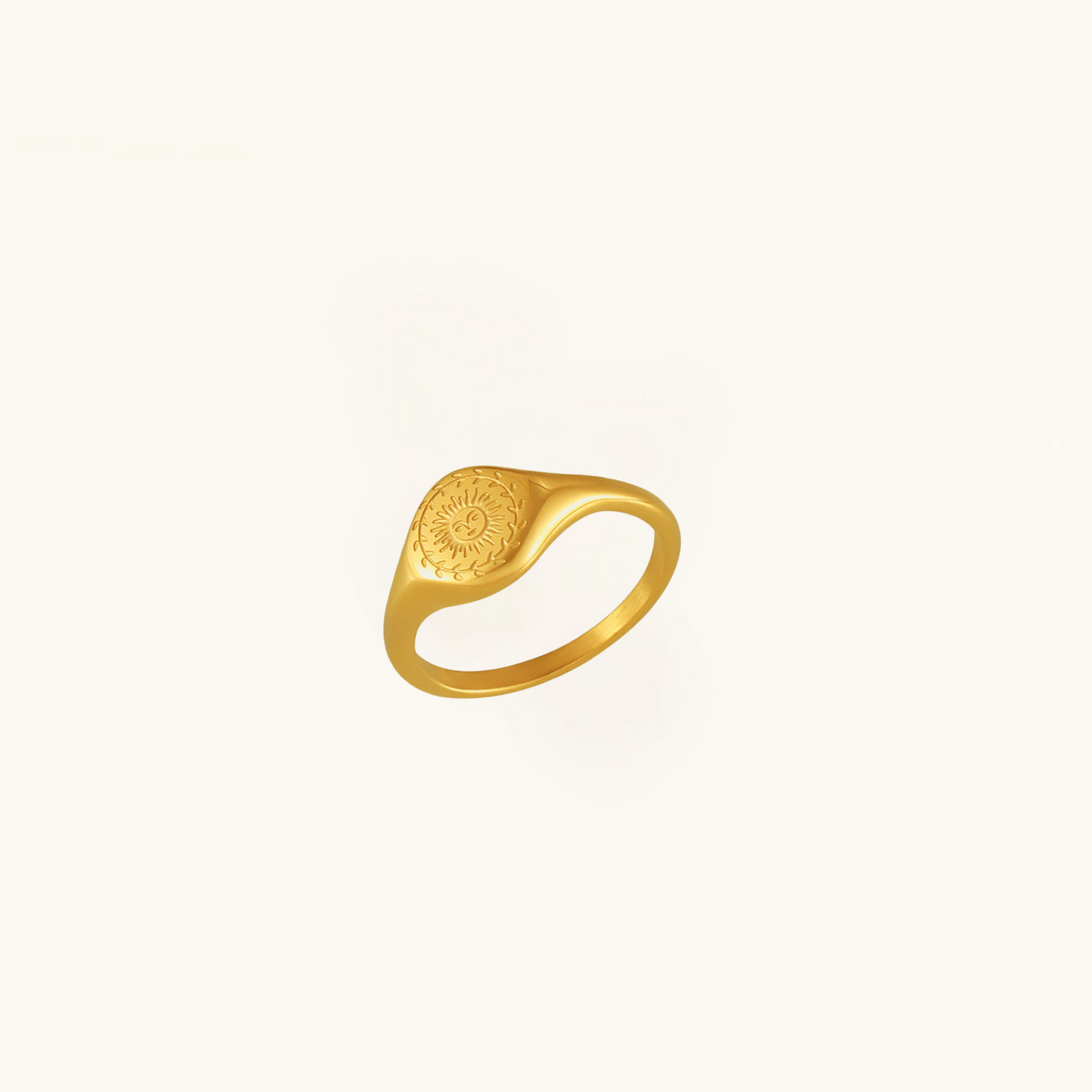 Gold-Plated Sun Ring