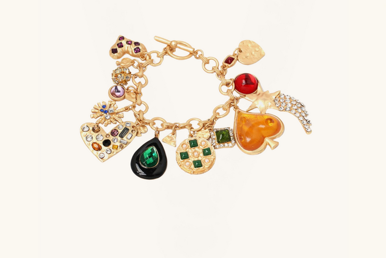 Multi Charm Resin Bracelet