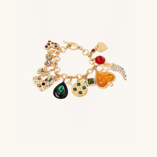 Multi Charm Resin Bracelet