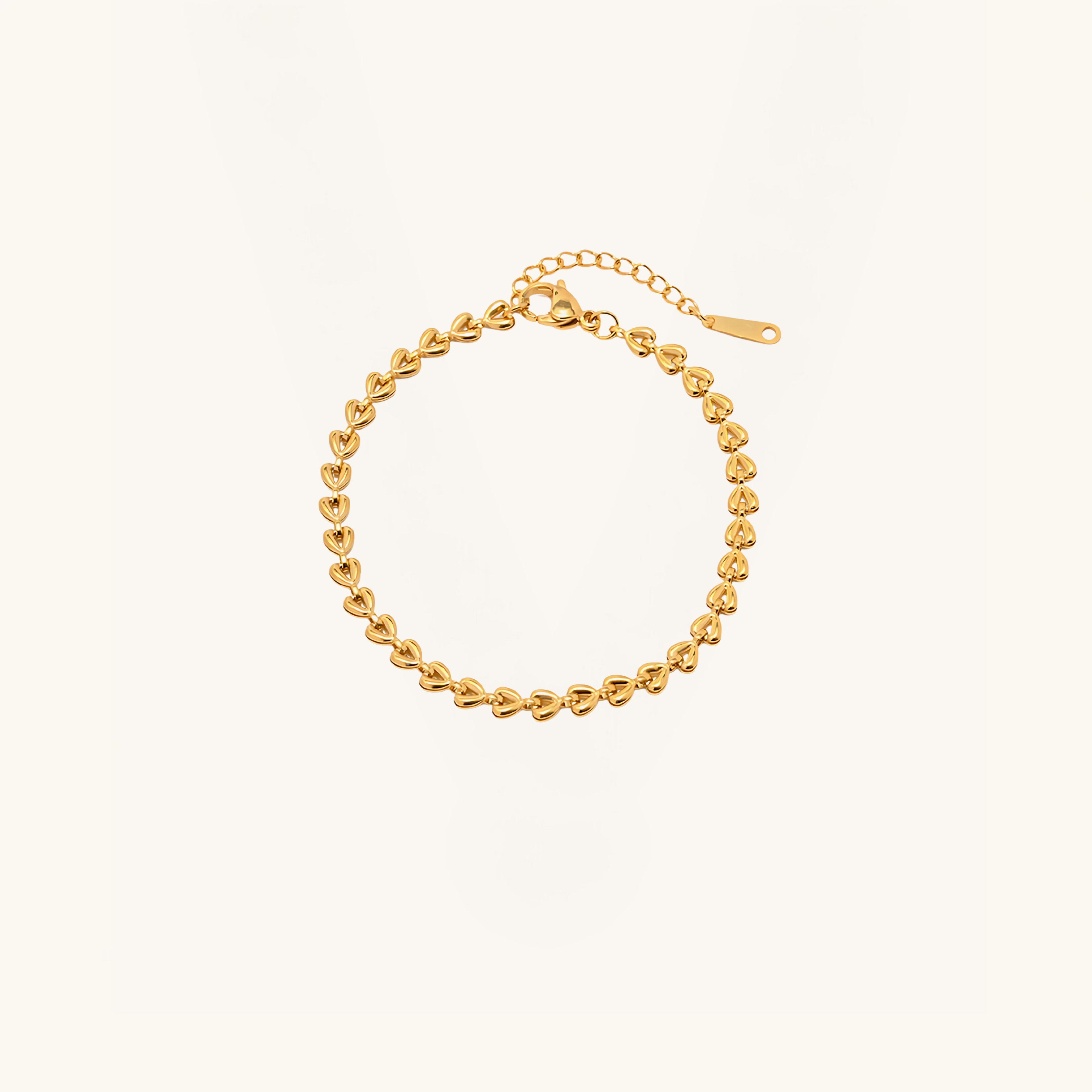 Hearts Chain Bracelet