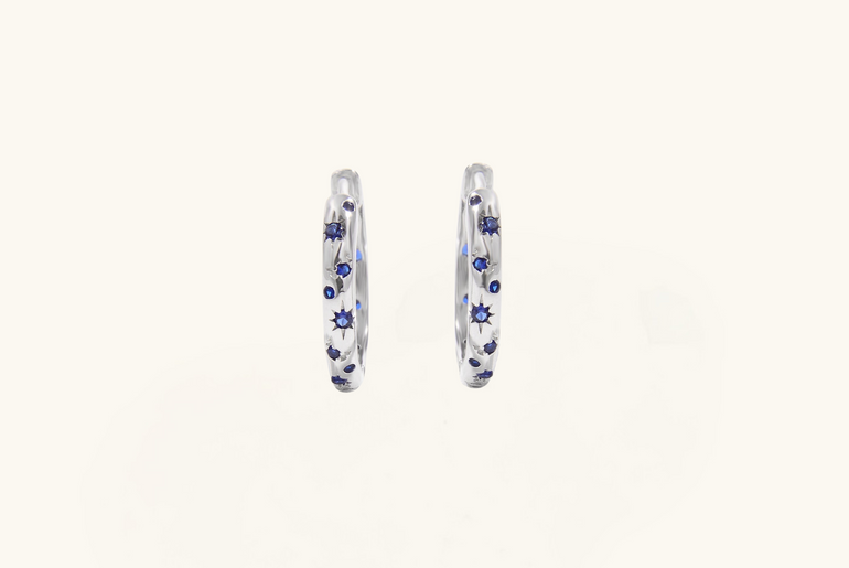 Sparkling sapphire stars