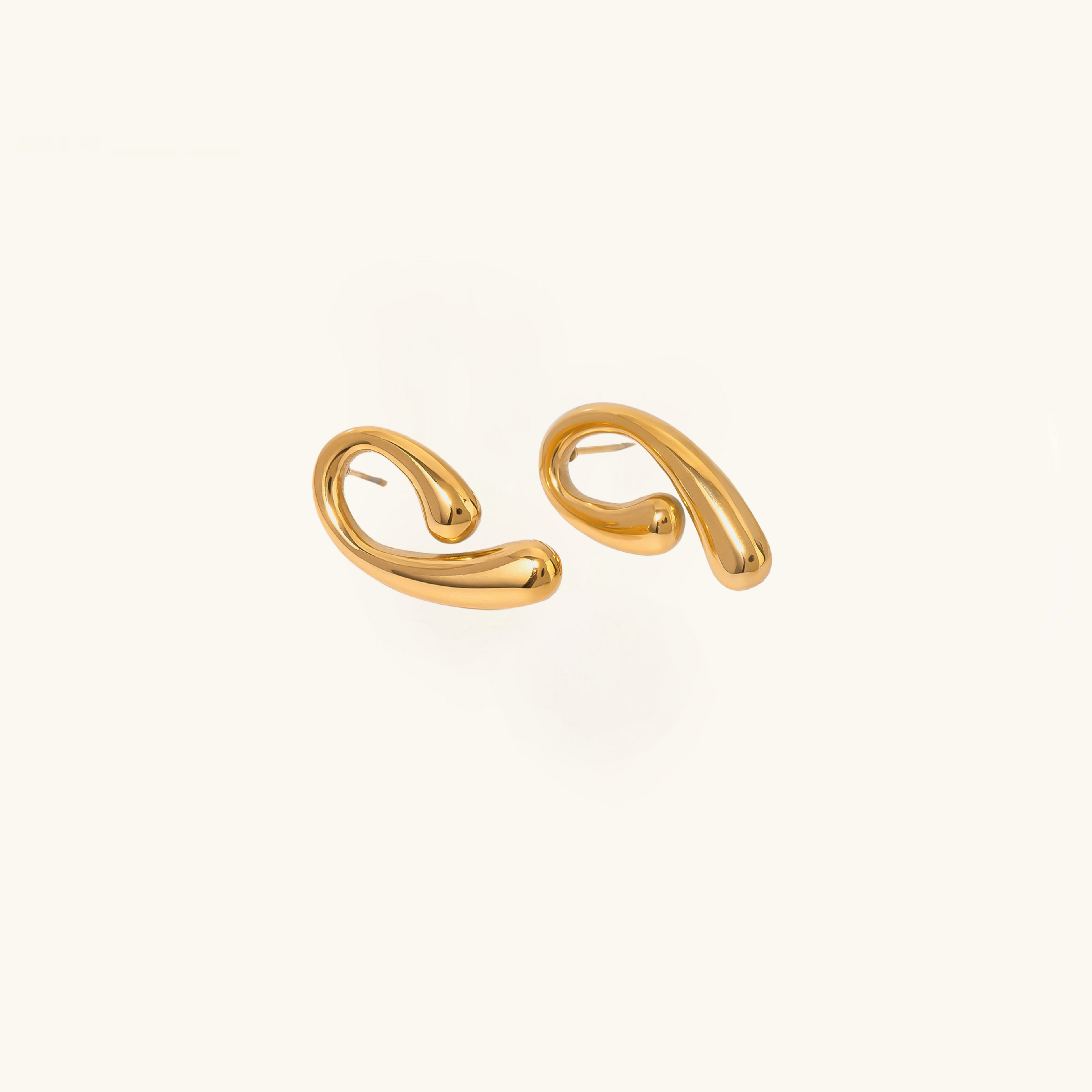 18K Gold-Plated Stainless Steel Earrings