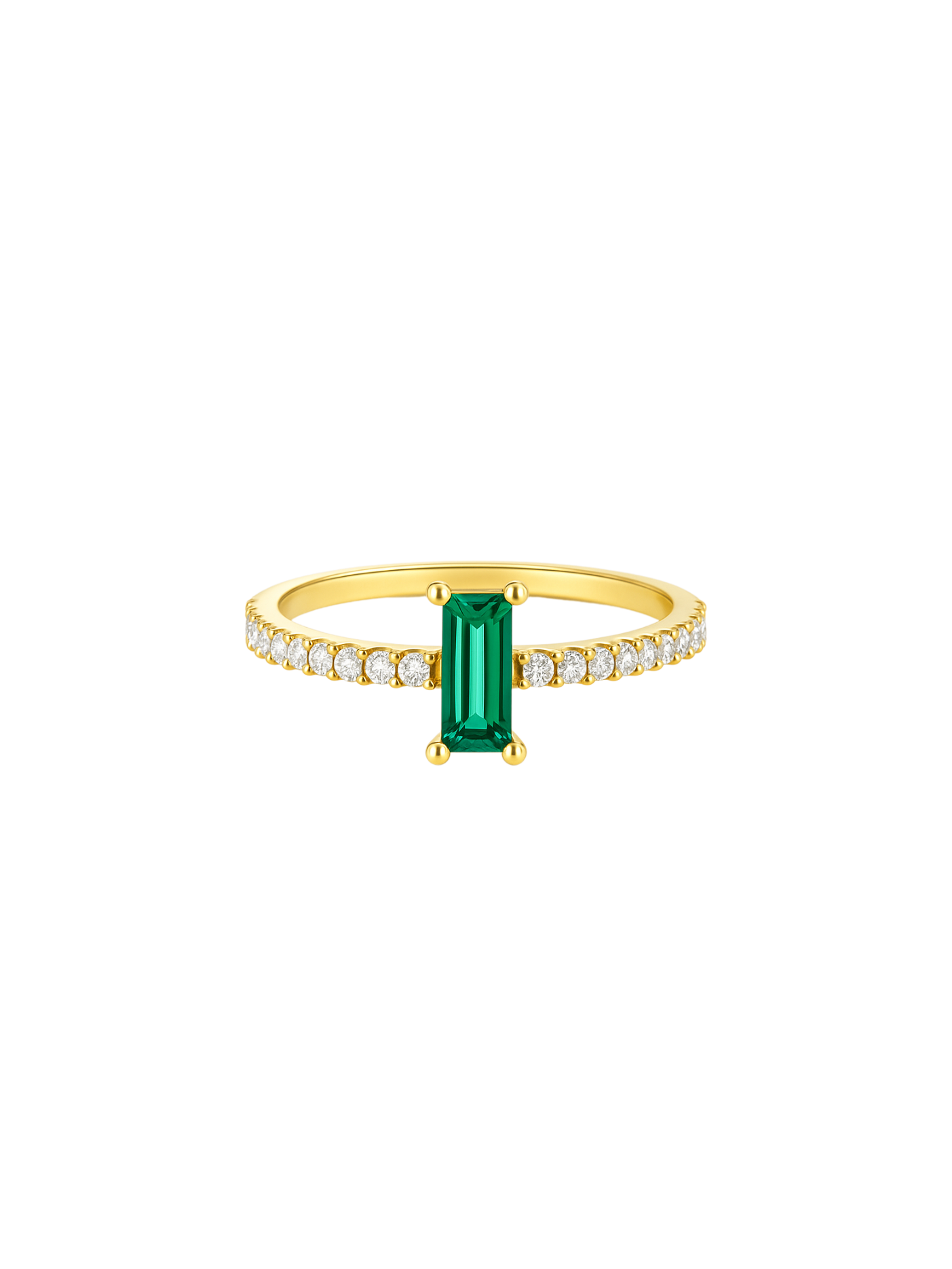 Lumière Baguette Ring