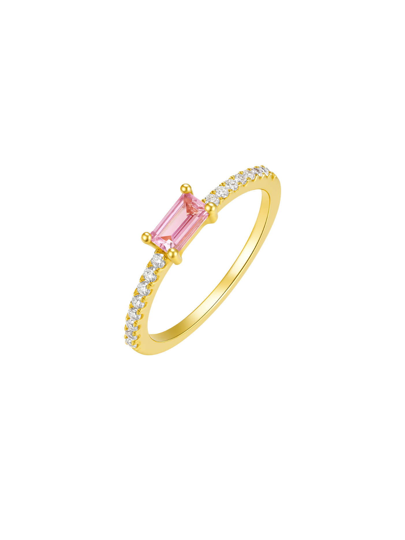 Lumière Baguette Ring