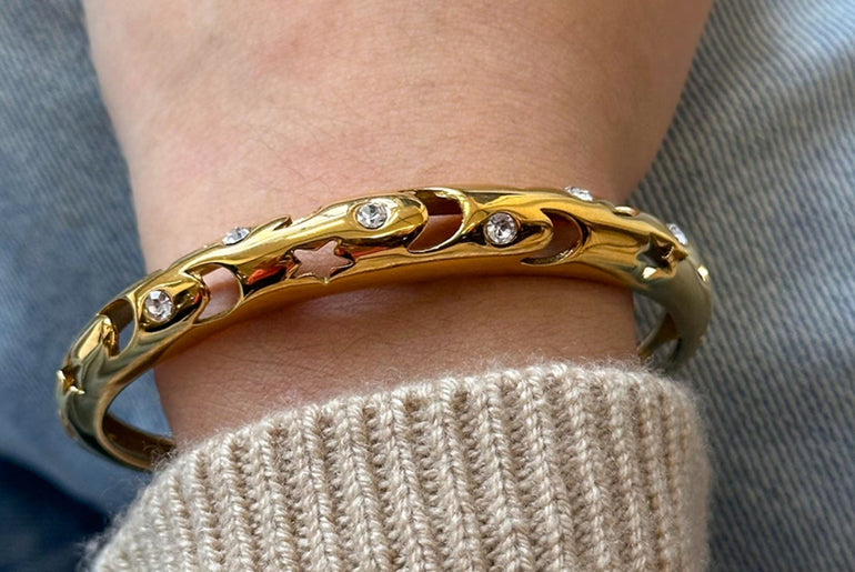 Stars and Moon cutout