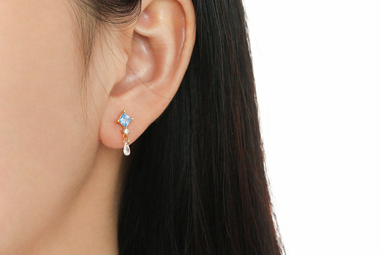Azure Drop Earrings