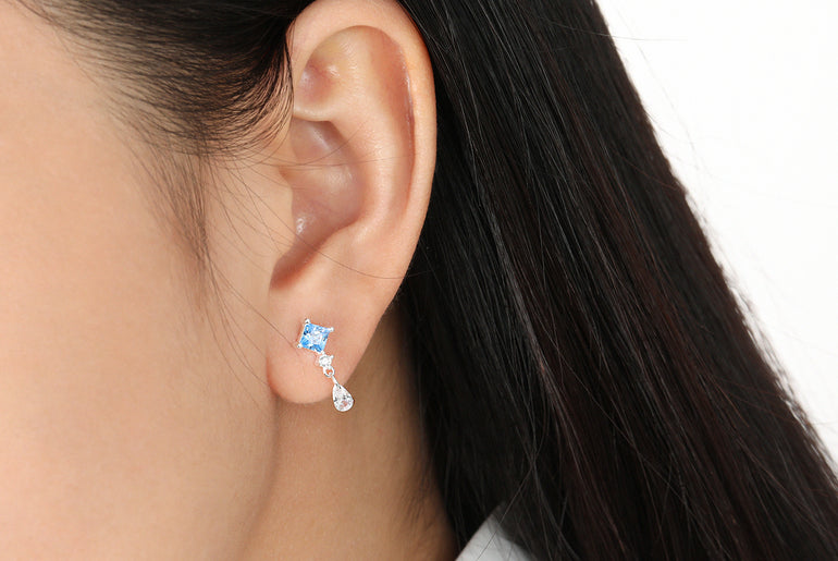 Azure Drop Earrings