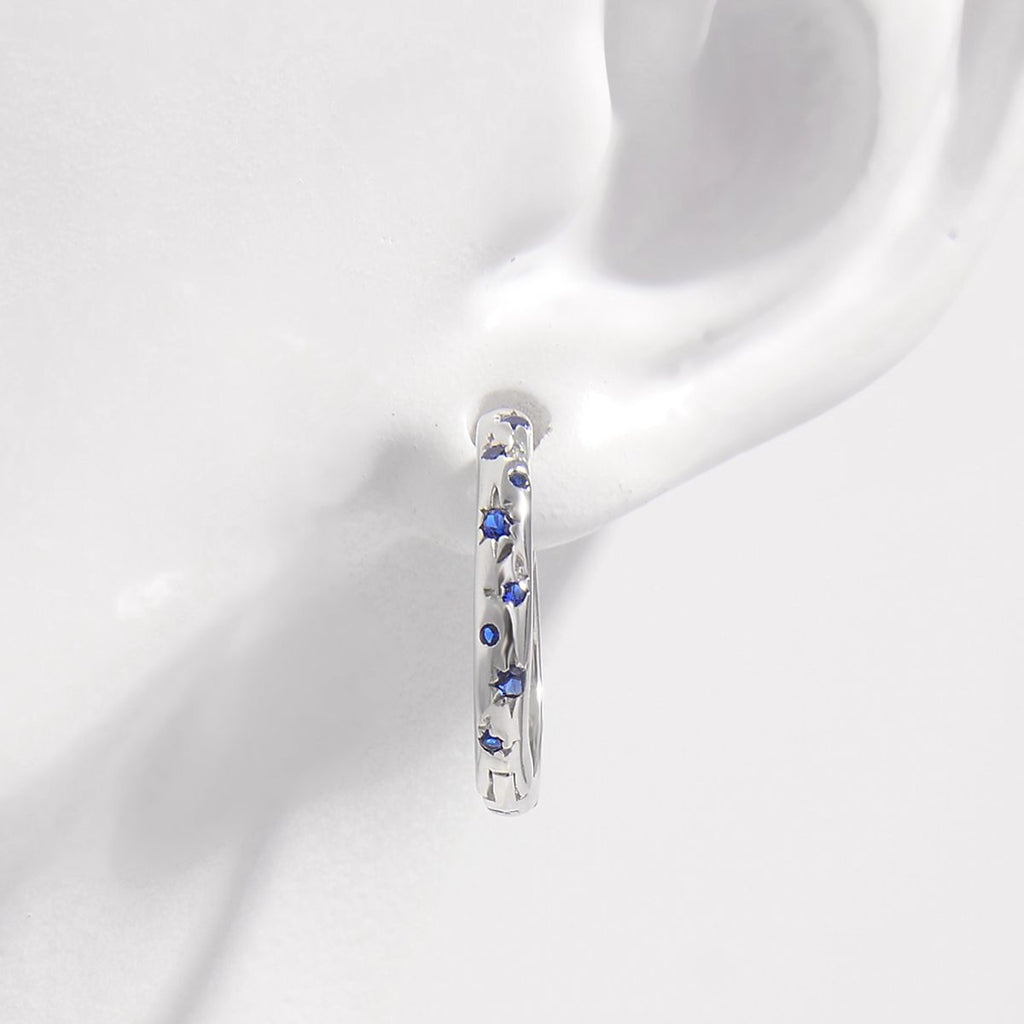 Sparkling sapphire stars